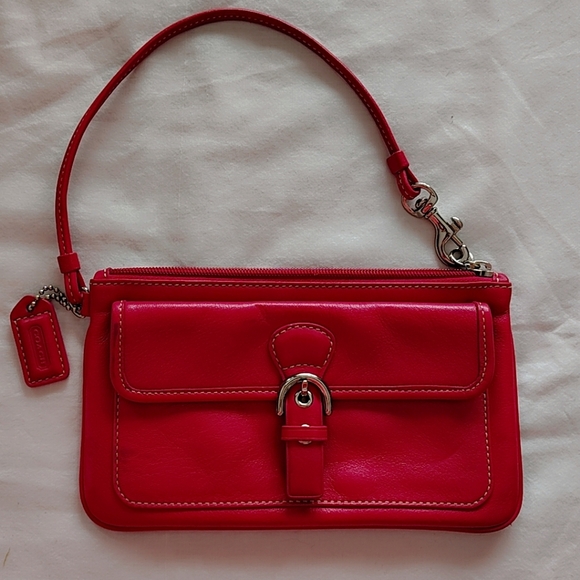 Coach Handbags - Authentic Coach Red Leather Satchel - Timeless Luxury